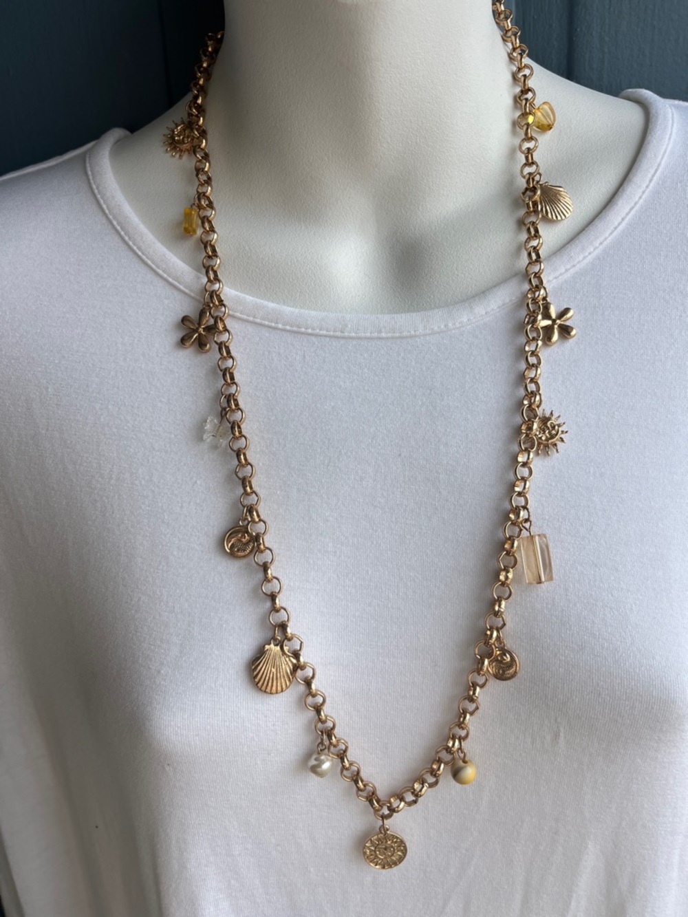 Gold Charm Necklace